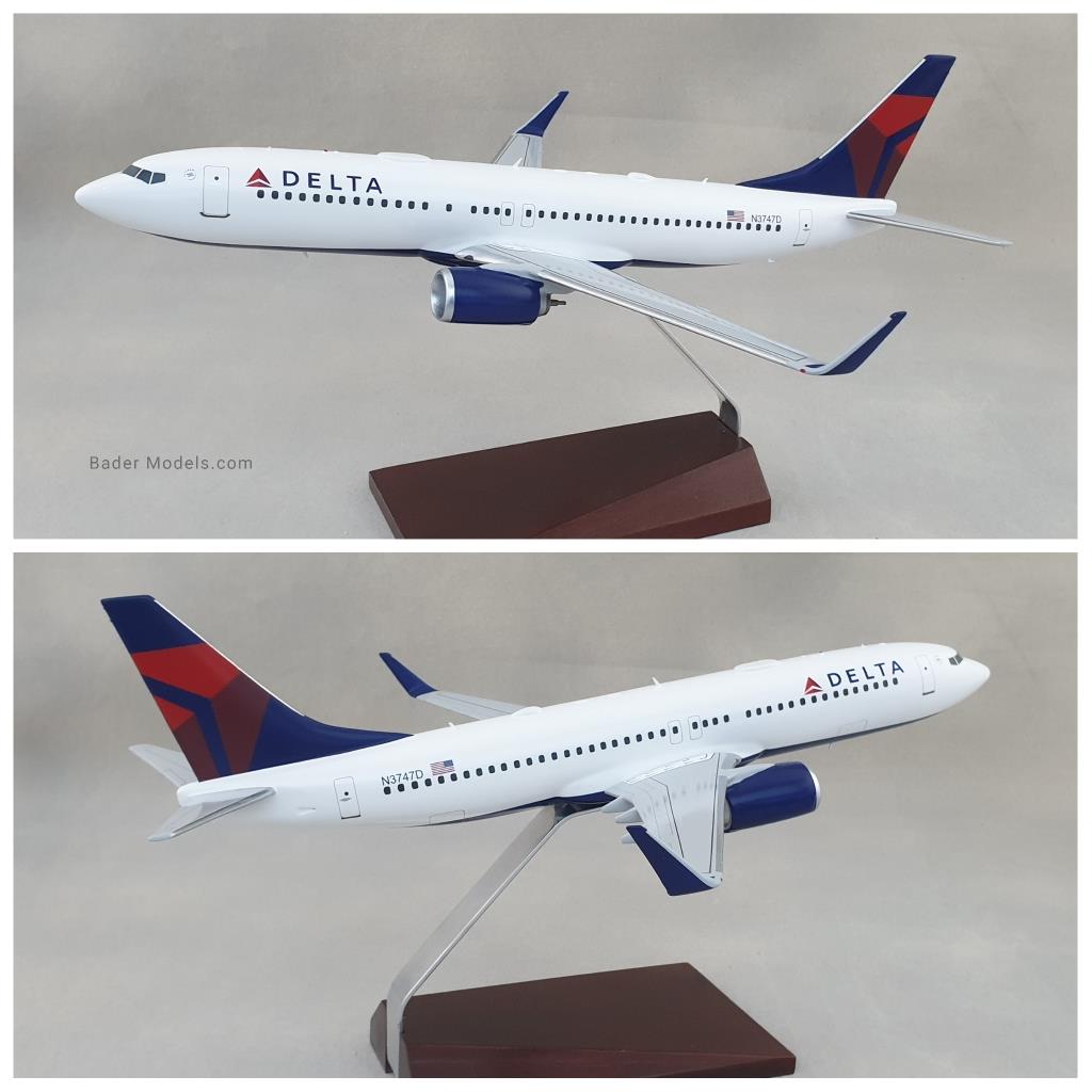 CLEARANCE - Delta - United - B737-800 - (1:100)